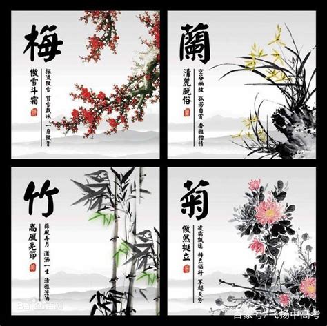 梅蘭菊竹四君子|中國文化通識｜花中四君子是甚麼？